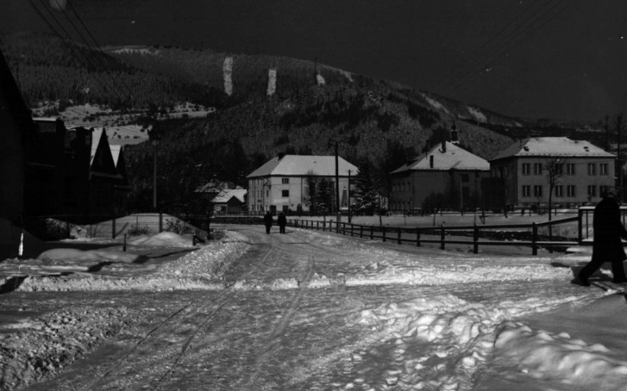 Zasnežené centrum