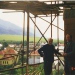Jozef Šabo na lešení