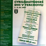 Cyrilometodské dni 2007 - plagát